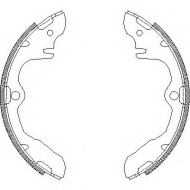 Комлект тормозных накладок WOKING Z4339.00