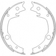 Комлект тормозных накладок WOKING Z4729.00