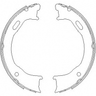 Комлект тормозных накладок WOKING Z4747.00