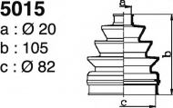 Комплект пыльника DEPA 5015