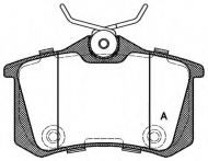 Комплект тормозных колодок OPEN PARTS BPA0263.74