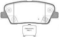 Комплект тормозных колодок OPEN PARTS BPA1274.02