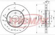 Тормозной диск FREMAX BD-0410