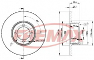 Тормозной диск FREMAX BD-0751