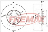 Тормозной диск FREMAX BD-0837