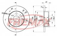 Тормозной диск FREMAX BD-1250