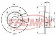 Тормозной диск FREMAX BD-1815