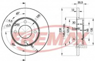 Тормозной диск FREMAX BD-3300