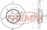 Тормозной диск FREMAX BD-6153