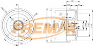 Тормозный барабан FREMAX BD-3030