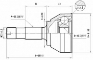 Шарнирный комплект STATIM C.129
