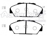 Комплект тормозных колодок ASHUKI H025-55