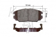 Комплект тормозных колодок KAISHIN D11183