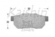 Комплект тормозных колодок KAISHIN D5018