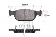 Комплект тормозных колодок KAISHIN D5165