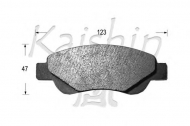 Комплект тормозных колодок KAISHIN FK2264