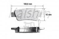 Комплект тормозных колодок KAISHIN FK5159