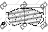 Комплект тормозных колодок DJ PARTS BP1017