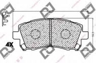 Комплект тормозных колодок DJ PARTS BP1038