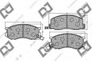 Комплект тормозных колодок DJ PARTS BP1049