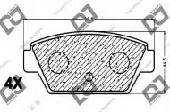 Комплект тормозных колодок DJ PARTS BP1078
