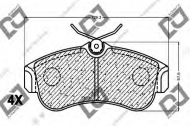 Комплект тормозных колодок DJ PARTS BP1091