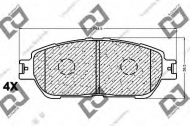 Комплект тормозных колодок DJ PARTS BP1145