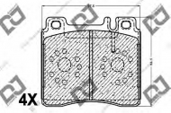 Комплект тормозных колодок DJ PARTS BP1178