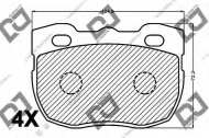 Комплект тормозных колодок DJ PARTS BP1195