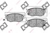 Комплект тормозных колодок DJ PARTS BP1155