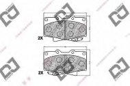 Комплект тормозных колодок DJ PARTS BP1220