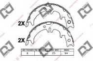 Комлект тормозных накладок DJ PARTS BS1246