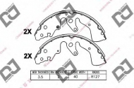 Комлект тормозных накладок DJ PARTS BS1404