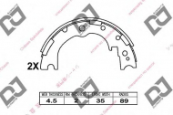 Комлект тормозных накладок DJ PARTS BS1066