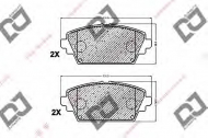Комплект тормозных колодок DJ PARTS BP1363