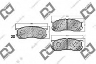 Комплект тормозных колодок DJ PARTS BP1428