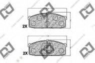 Комплект тормозных колодок DJ PARTS BP1446
