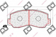 Комплект тормозных колодок DJ PARTS BP1786