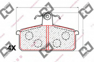 Комплект тормозных колодок DJ PARTS BP1856