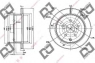 Тормозной диск DJ PARTS BD1018