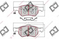 Комплект тормозных колодок DJ PARTS BP1922