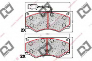 Комплект тормозных колодок DJ PARTS BP2013