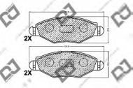 Комплект тормозных колодок DJ PARTS BP1391