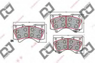 Комплект тормозных колодок DJ PARTS BP1646