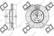 Тормозной диск DJ PARTS BD1140