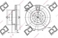 Тормозной диск DJ PARTS BD2005
