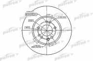 Тормозной диск PATRON PBD1585