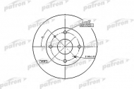 Тормозной диск PATRON PBD2576