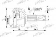 Шарнирный комплект PATRON PCV1306