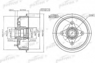 Тормозный барабан PATRON PDR1054